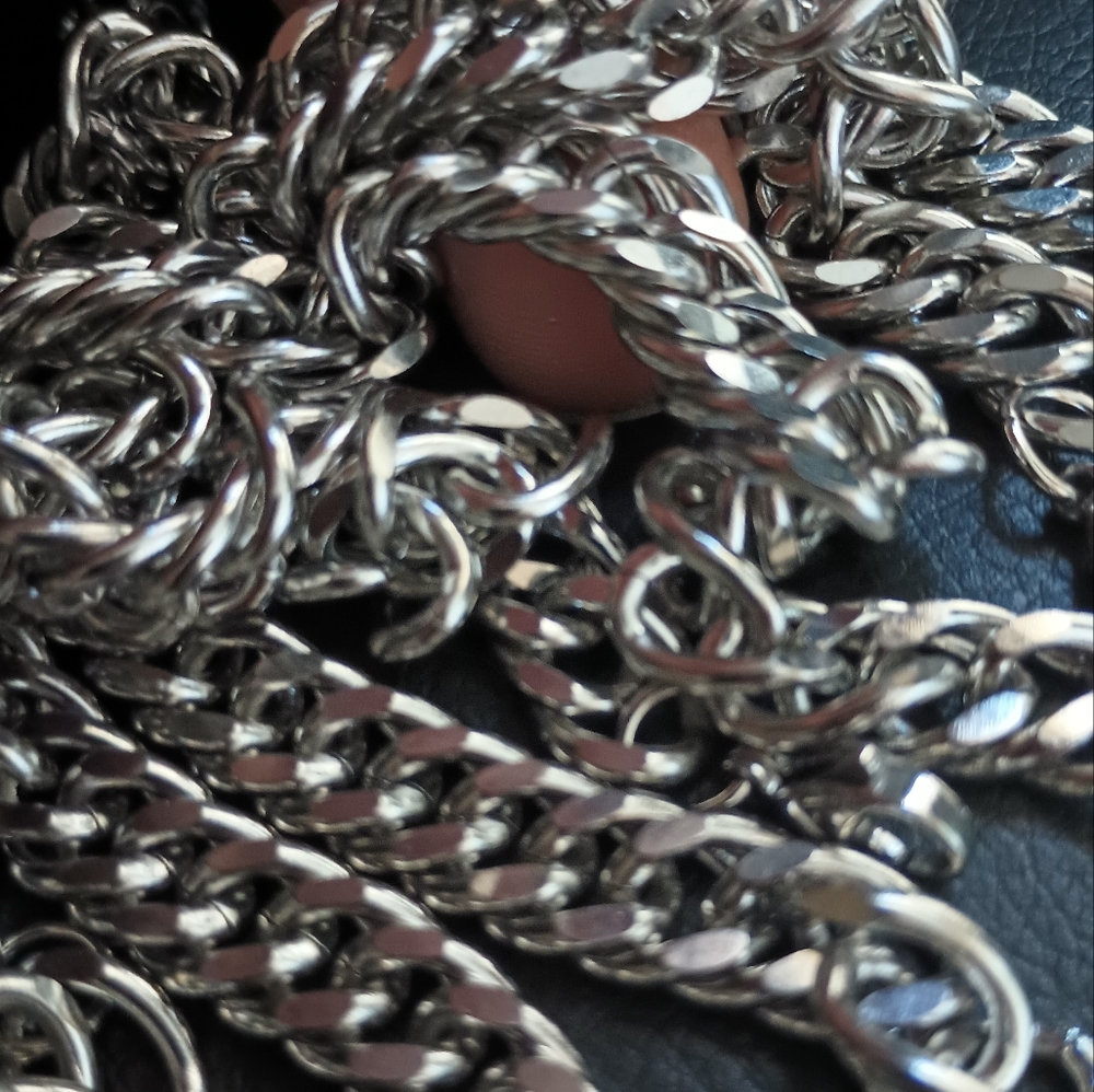 Hot 2 Big Beautiful Cuban Link Men 10mm Silver Bracelets - Picture 1 of 6